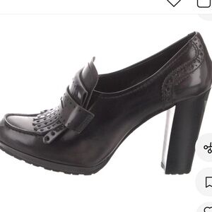 Isabel Marant Black Leather Heels